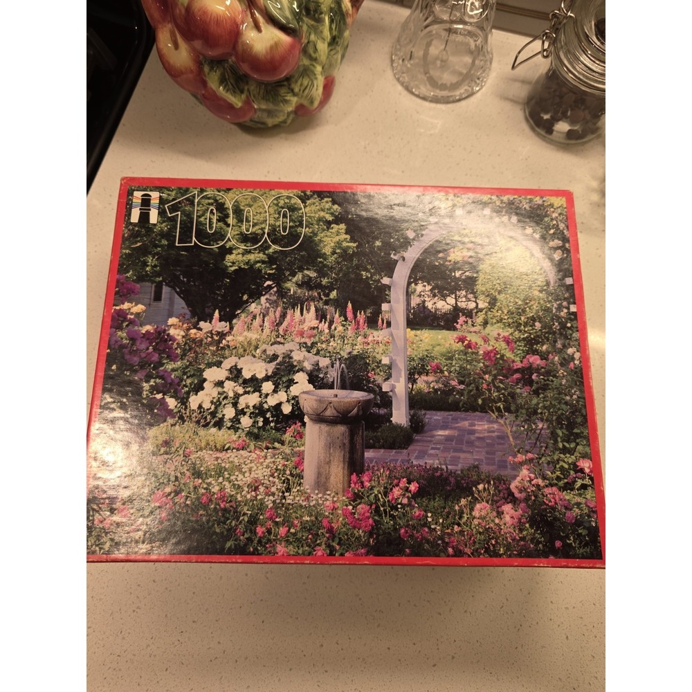 Rainbow Works Garden Arch 1000 Piece Interlocking Cardboard Jigsaw Puzzle